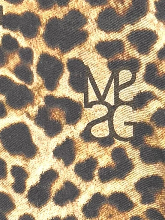 MISS GUIDED Leopard Print Cropped Jacket Coquette Y2K Grunge Indie - Picture 3 of 5
